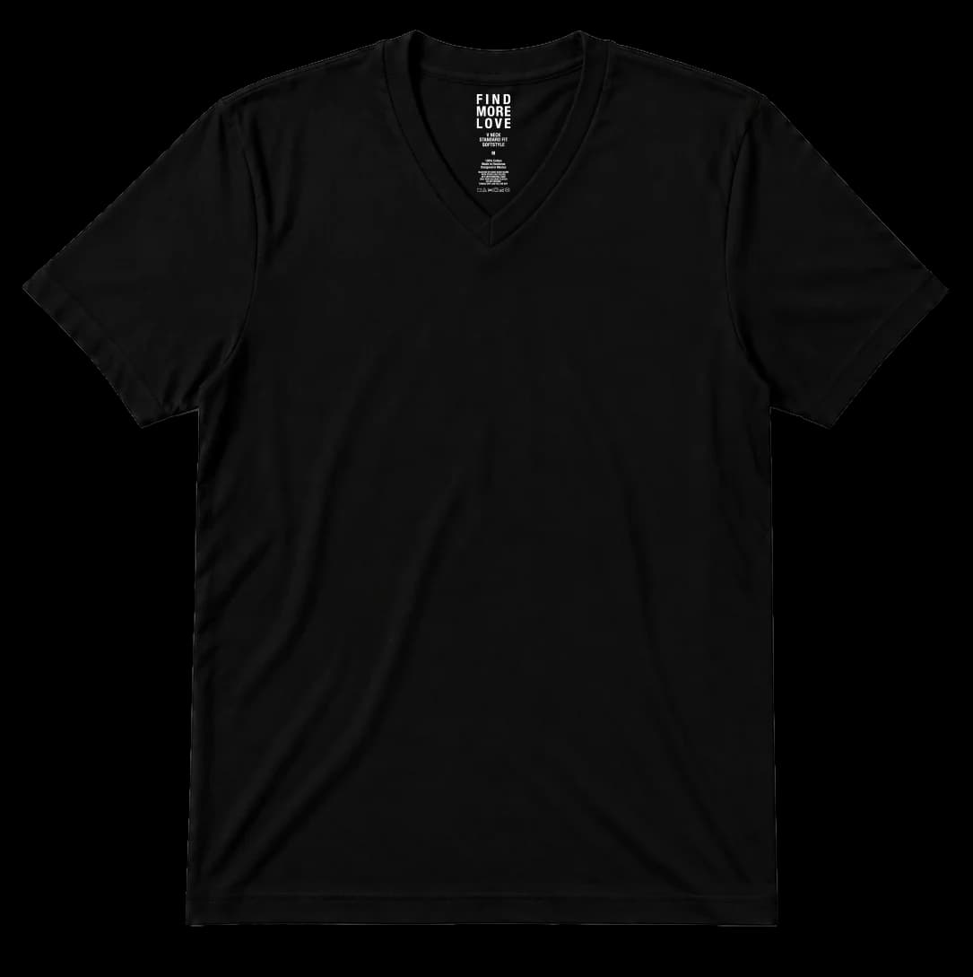 Playera Cuello V Softstyle